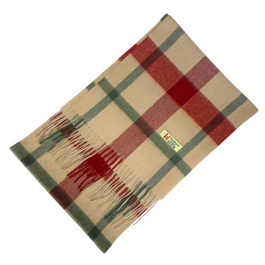 Strathurie Lambswool Plaid Scarf (Various Styles)