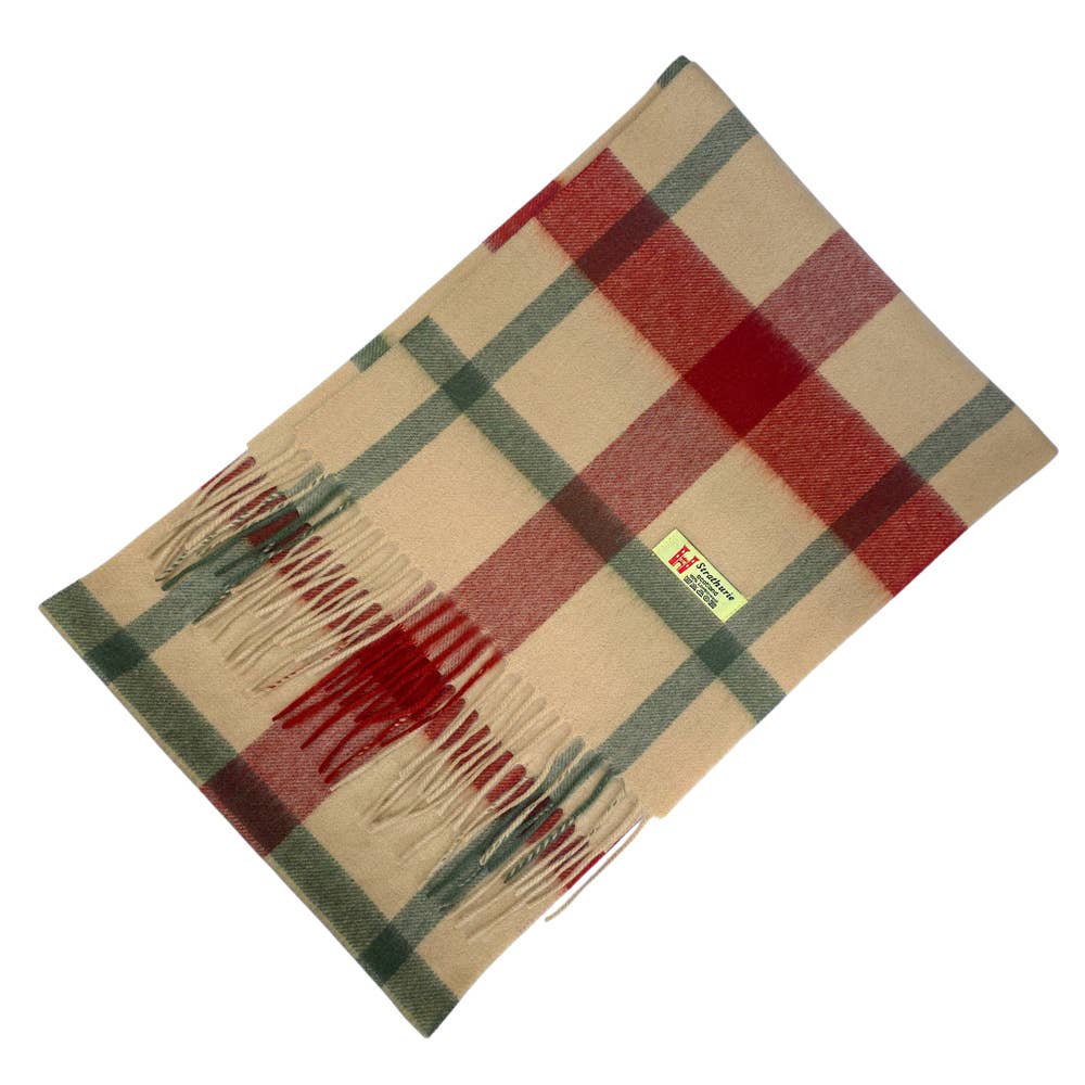 Strathurie Lambswool Plaid Scarf (+styles)