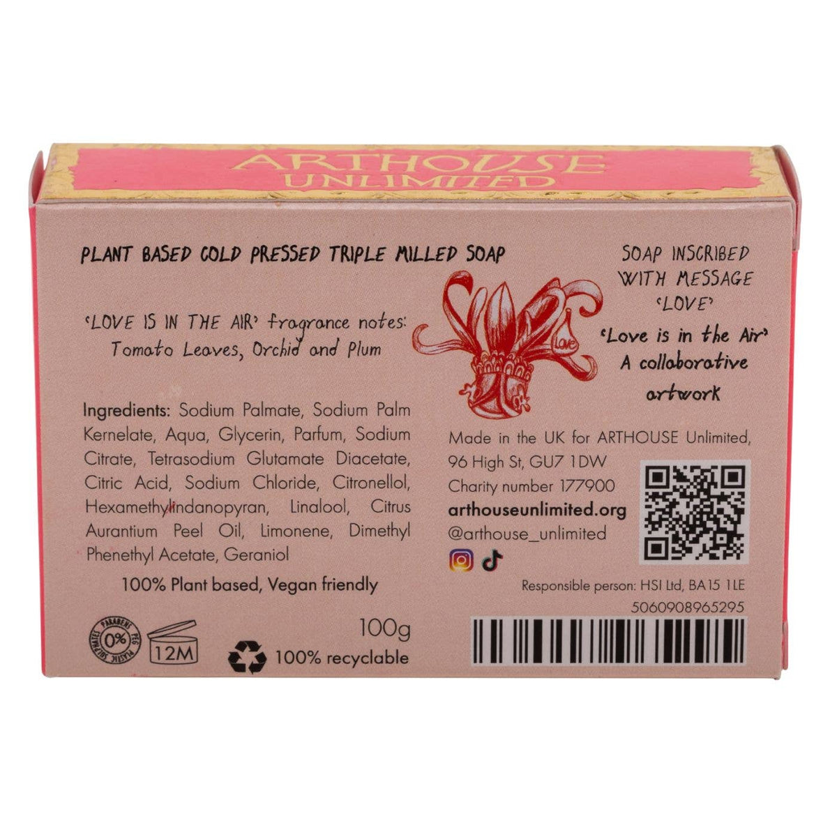 “Love Is In The Air” Triple-Milled Soap