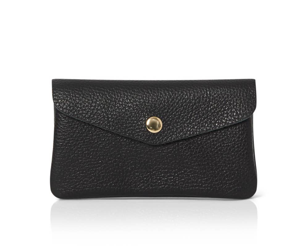Large Italian Leather Coin Purse