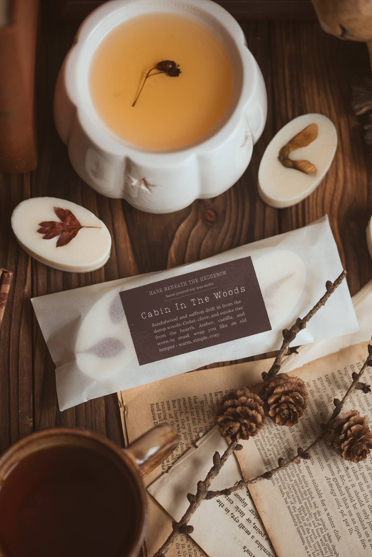 "Cabin in the Woods" Botanical Wax Melt Trio