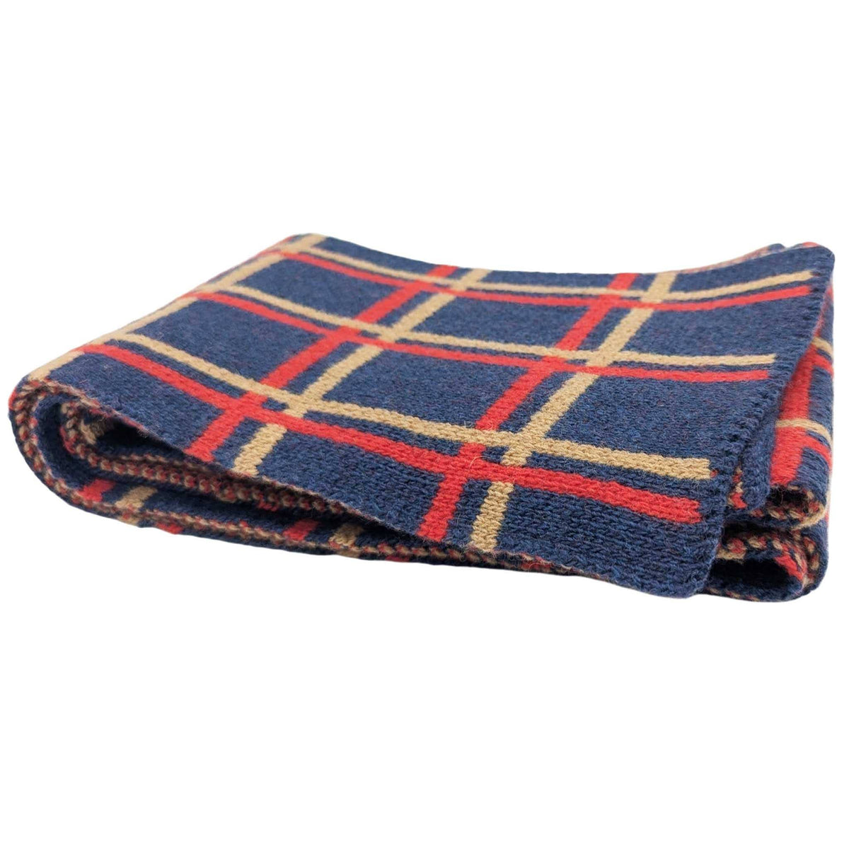 Catherine Tough patterned merino lambswool scarf