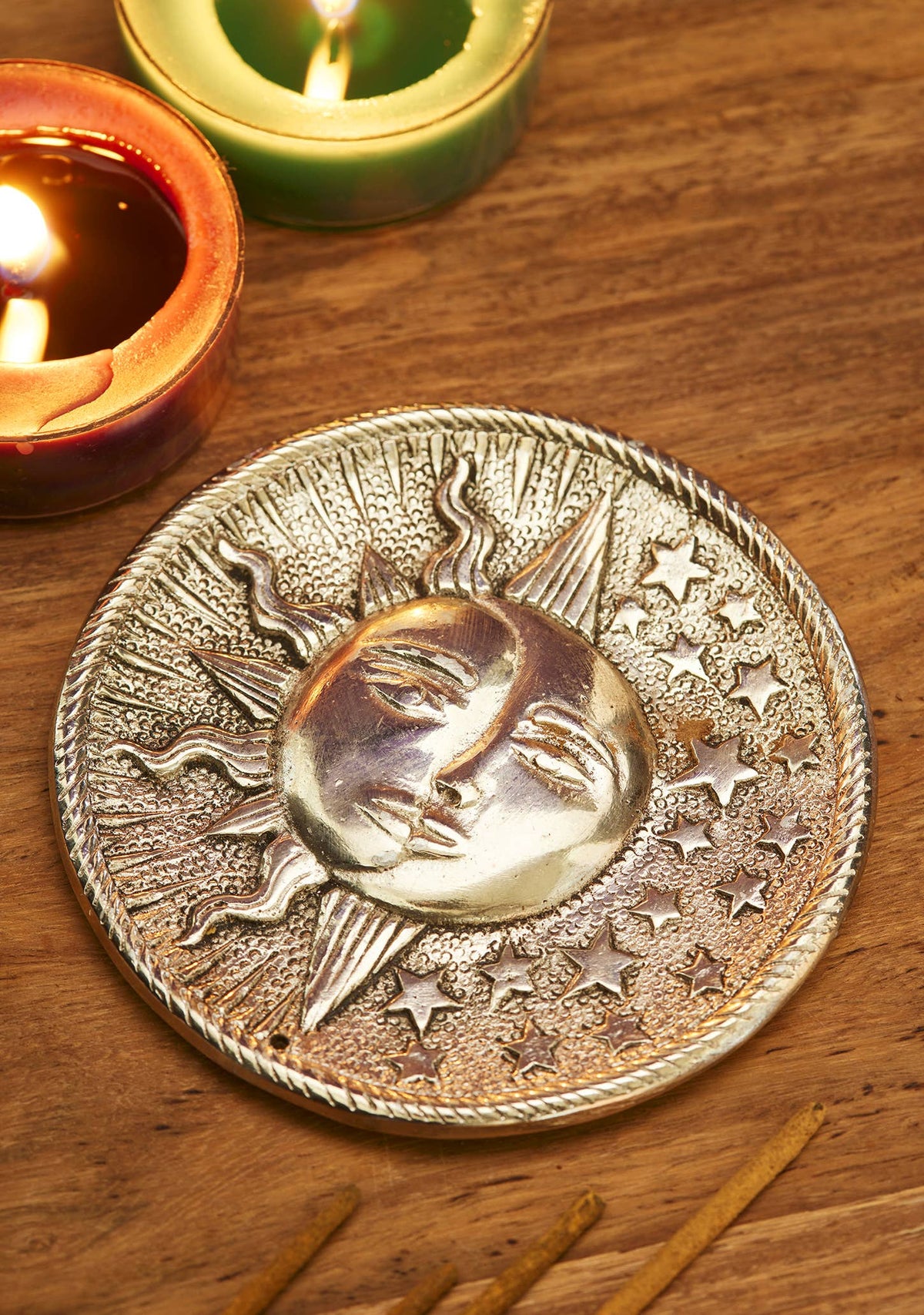 Sun & Moon Incense Holder