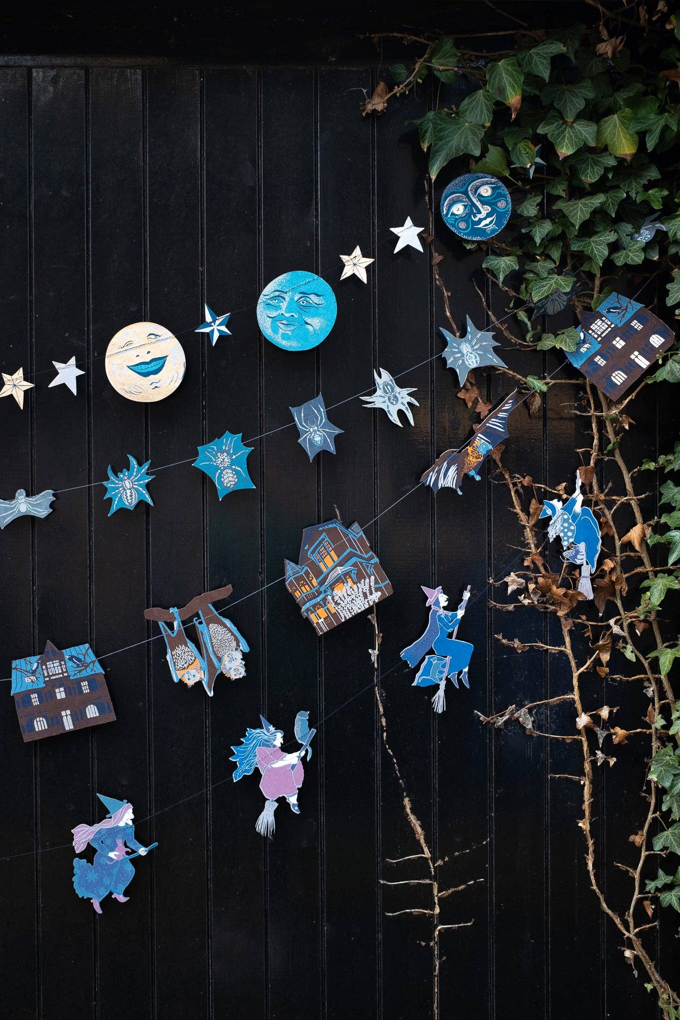 Halloween Witches Sewn Garland
