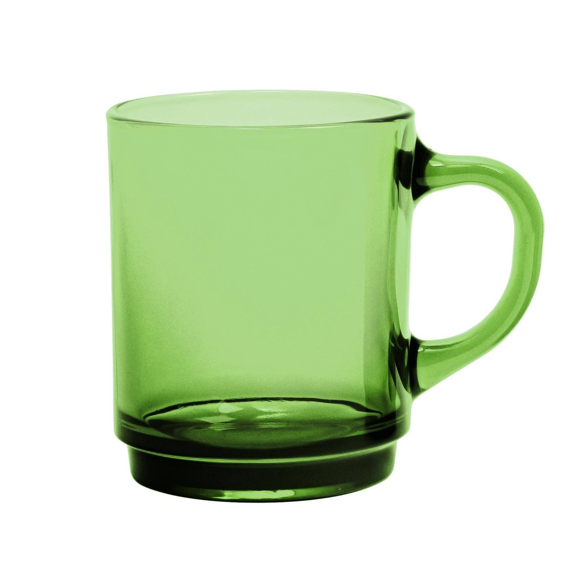 Duralex Classic glass coffee mug with handle
