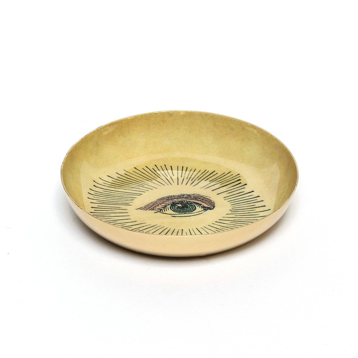 Roomytown eye enamel dish for rings and small jewellery