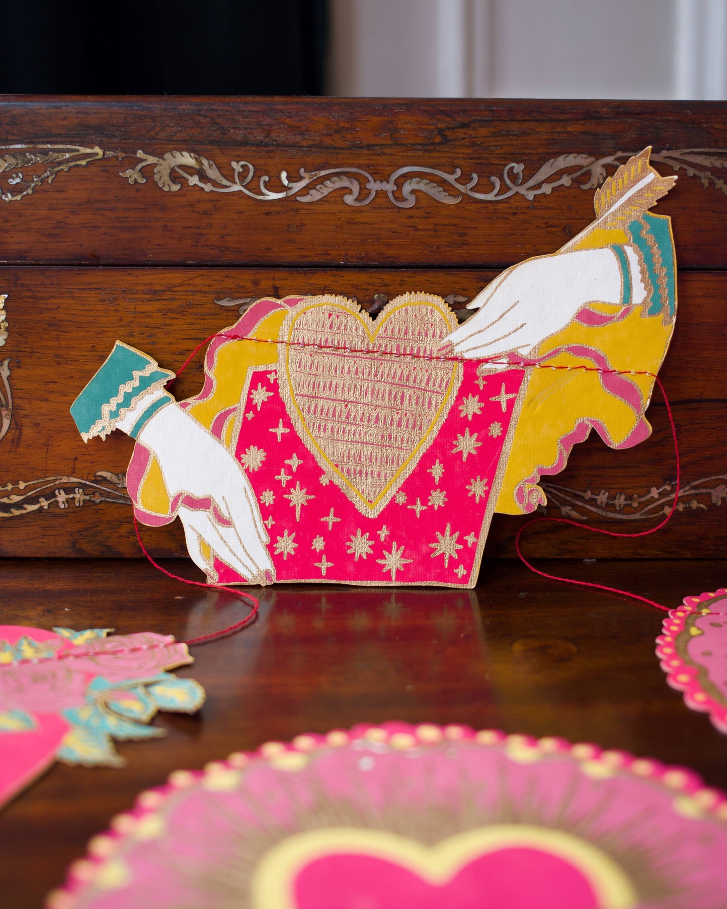 East End Press - Sacred Heart Sewn Garland