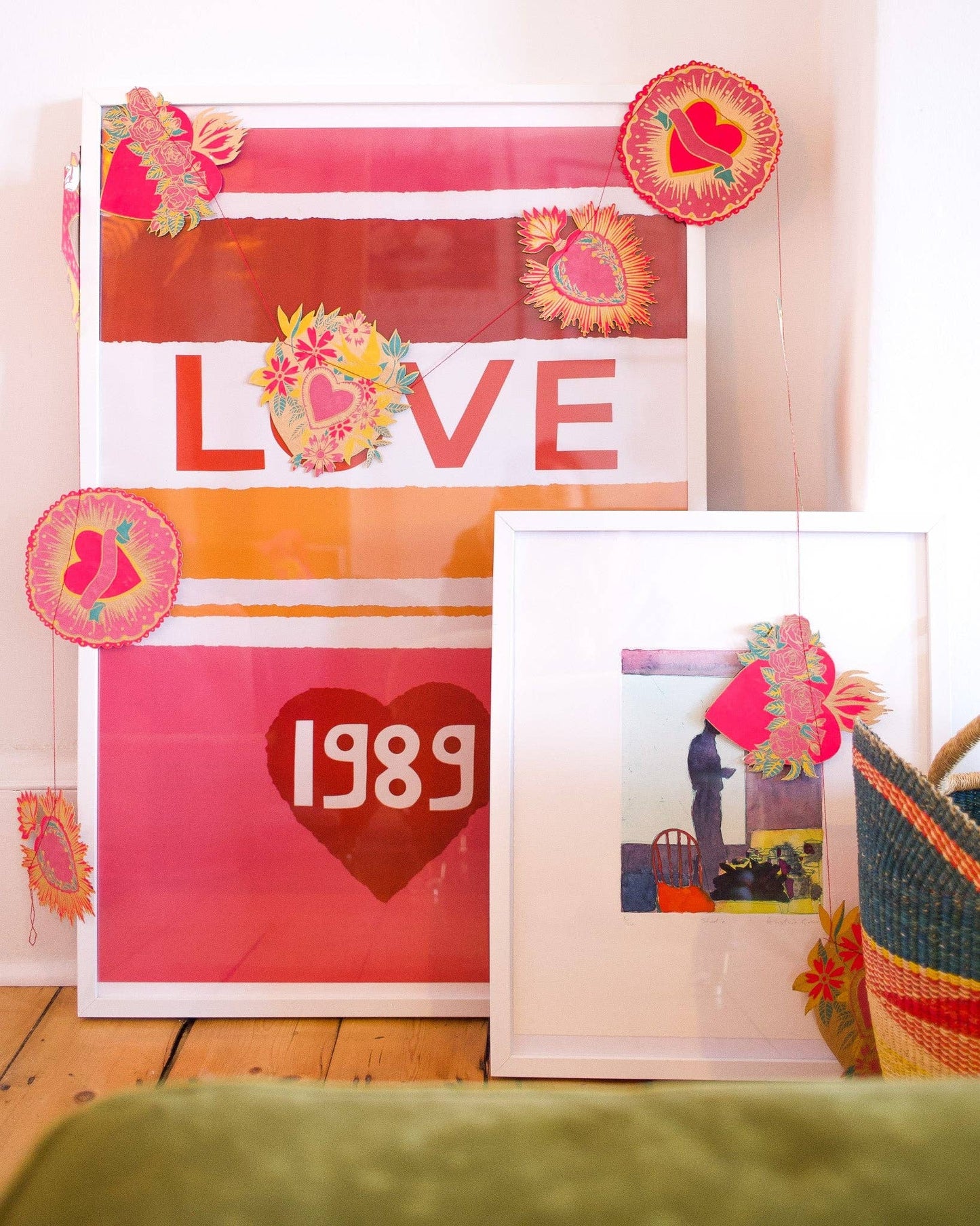 East End Press - Sacred Heart Sewn Garland