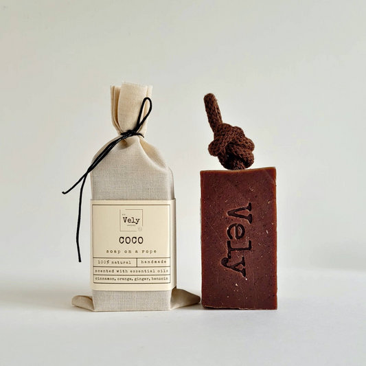 Cinnamon & Orange soap on a rope