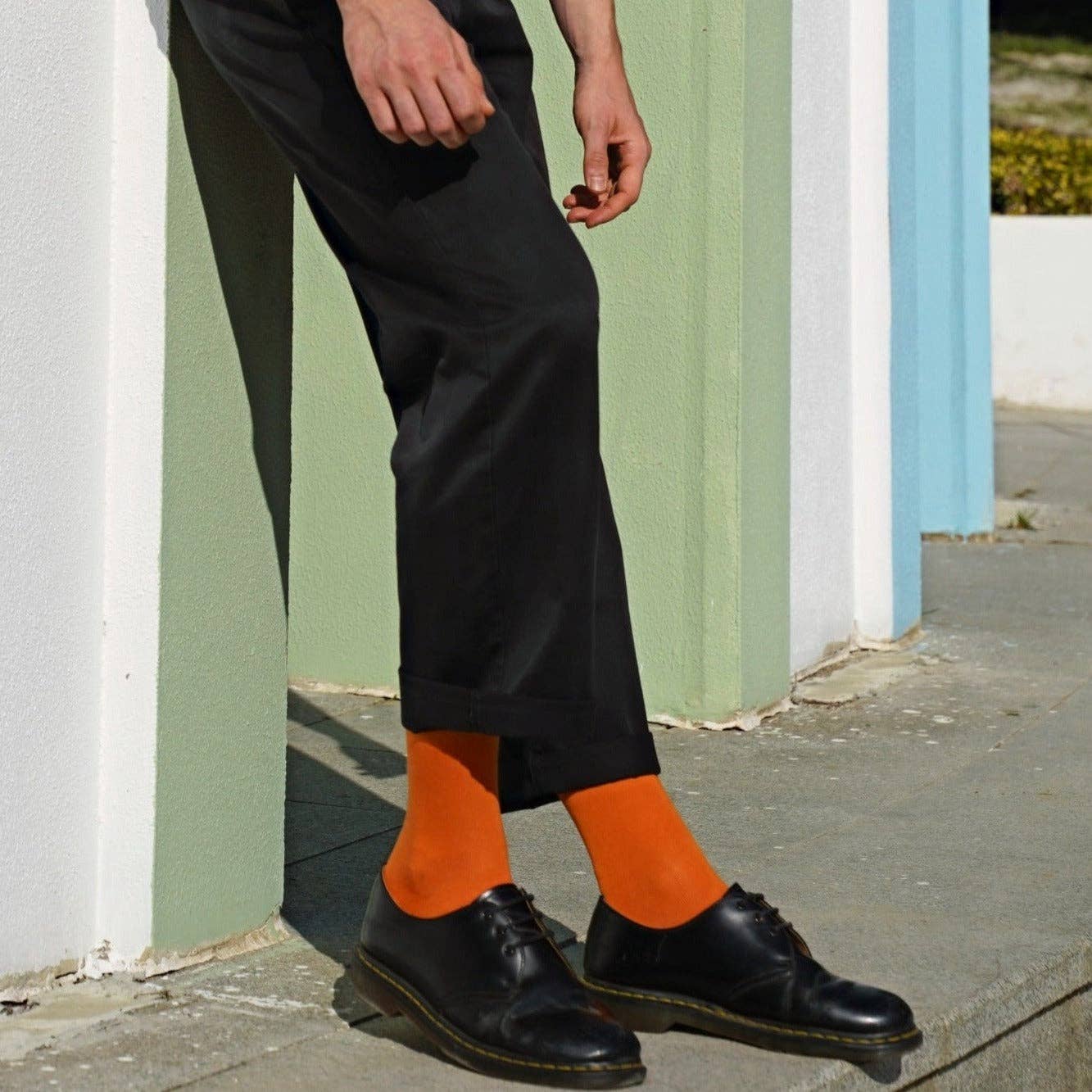 KLUE Organic solid Socks | Orange