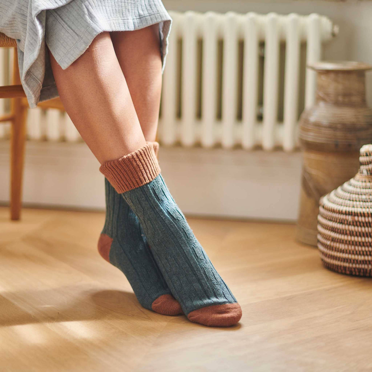 Cashmere Blend Slouch Socks