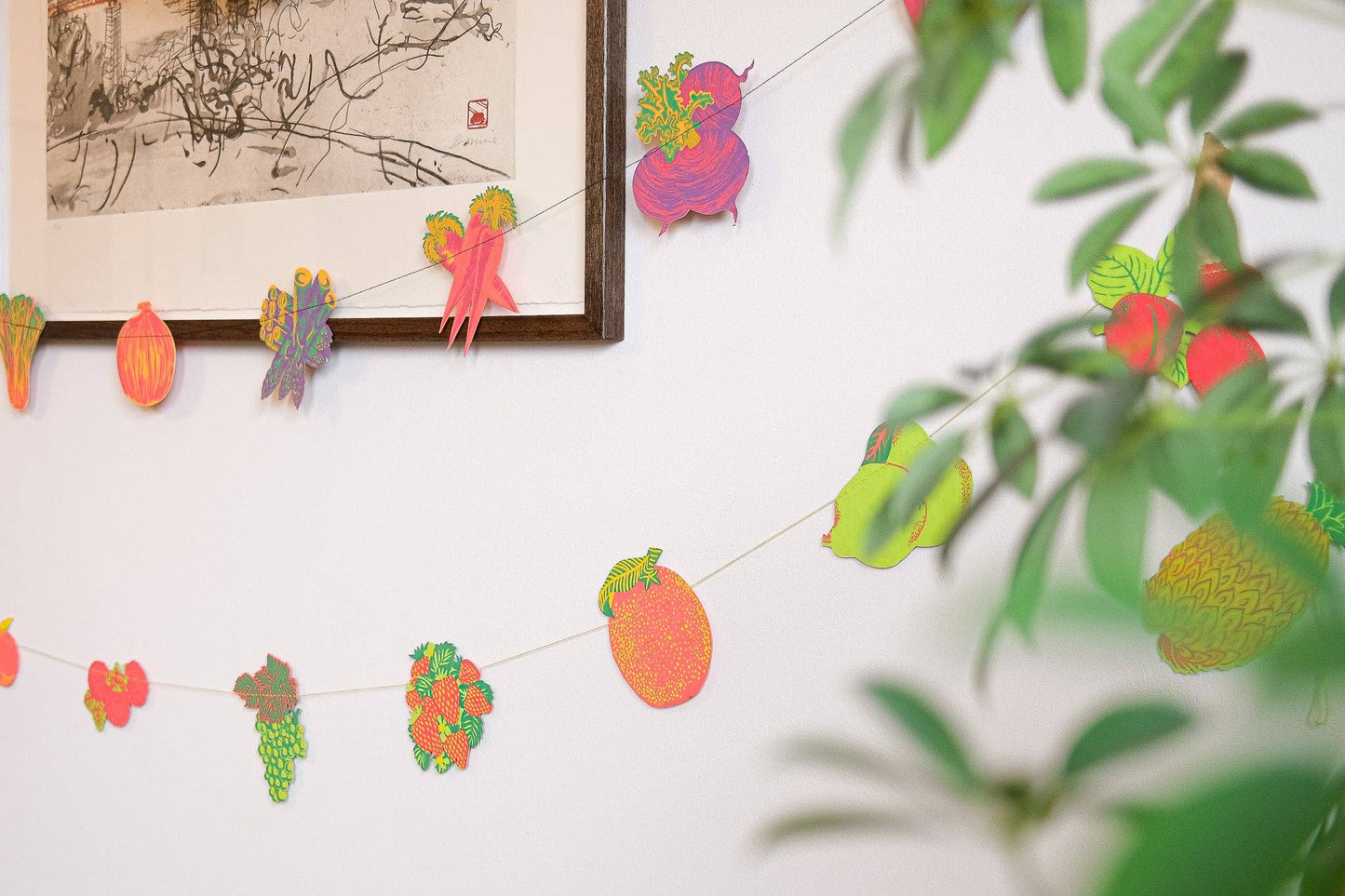 Summer Fruit Paper Garland
