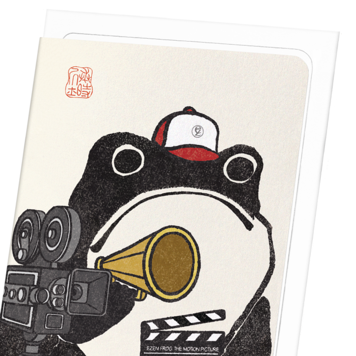 Film Director Hoji Frog Greeting Card