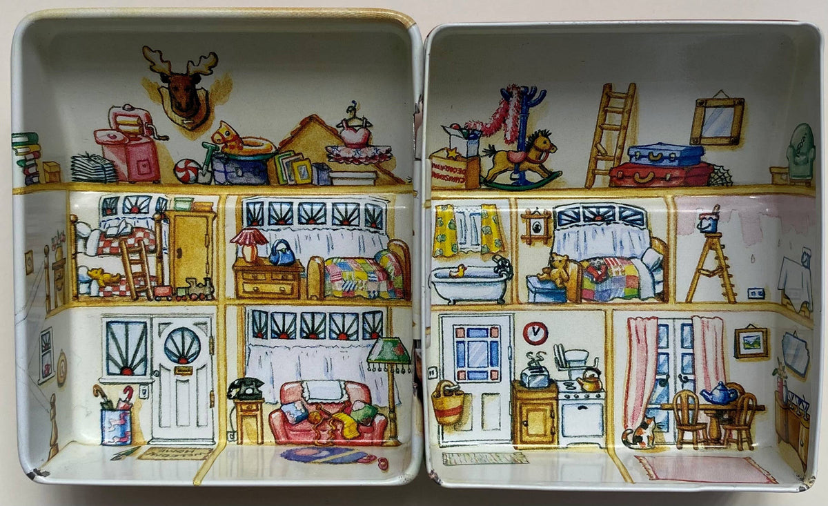 Dolls house sweetie tin of fruit drops by Tin Treats