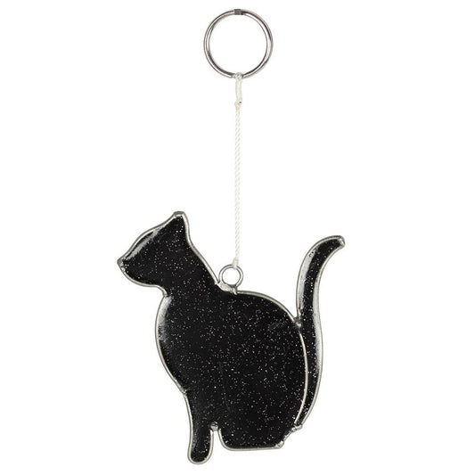 Black Cat Hanger Suncatcher
