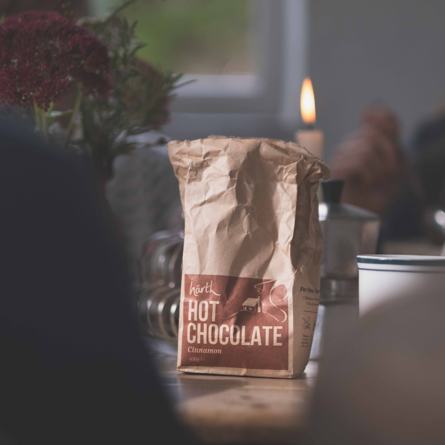 Harth Hot Chocolate with cinnamon