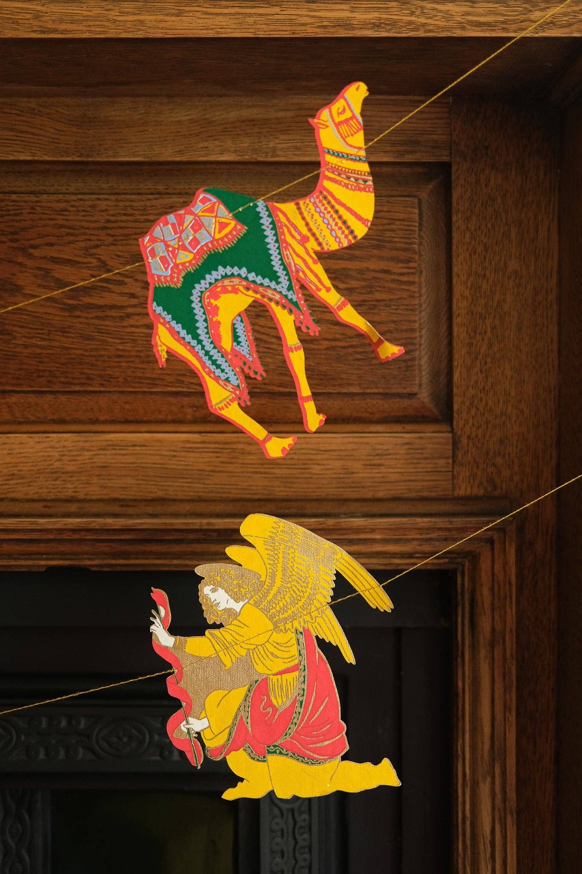 East End Press nativity sewn paper garland