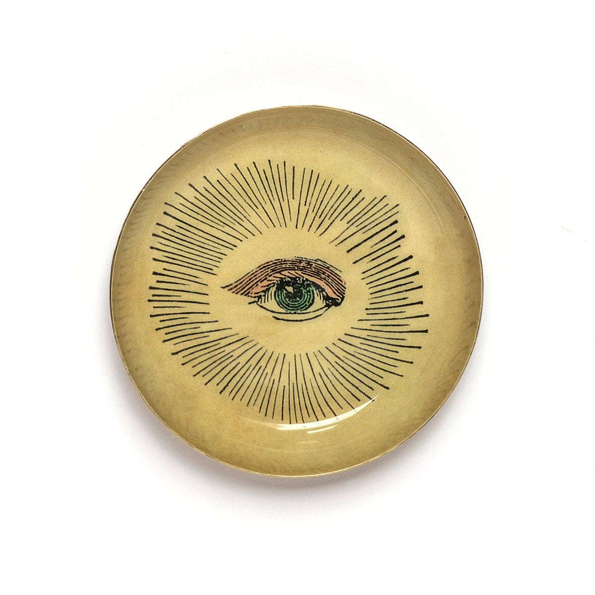 Enamel trinket tray, the eye design by Roomytown