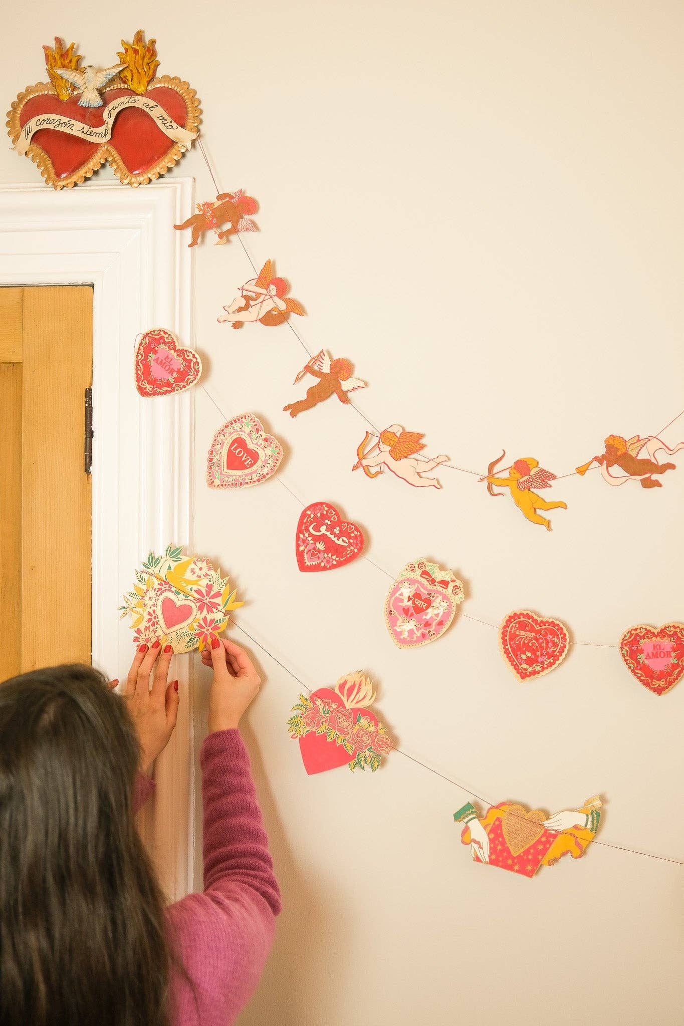 East End Press - Sacred Heart Sewn Garland