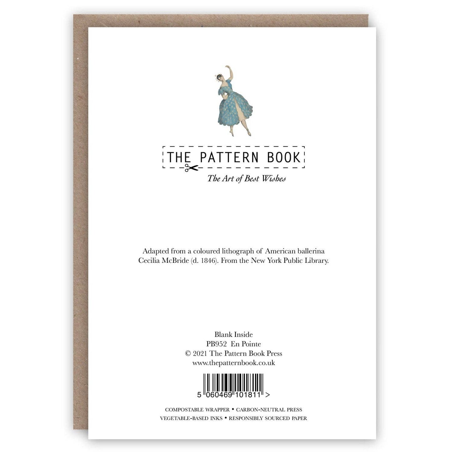 ‘En Pointe’ Ballet Greetings Card