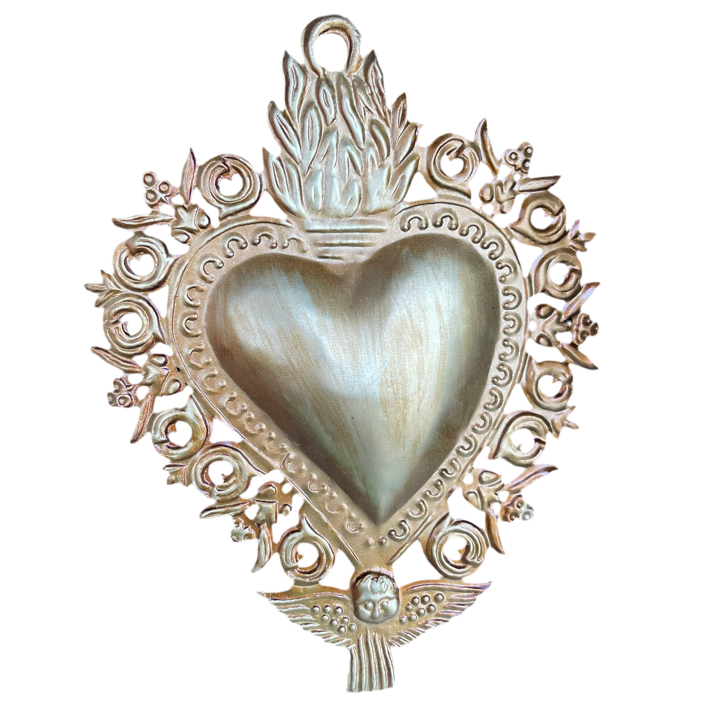 Victoriana Ex Voto Heart Milagros Hanging Ornament