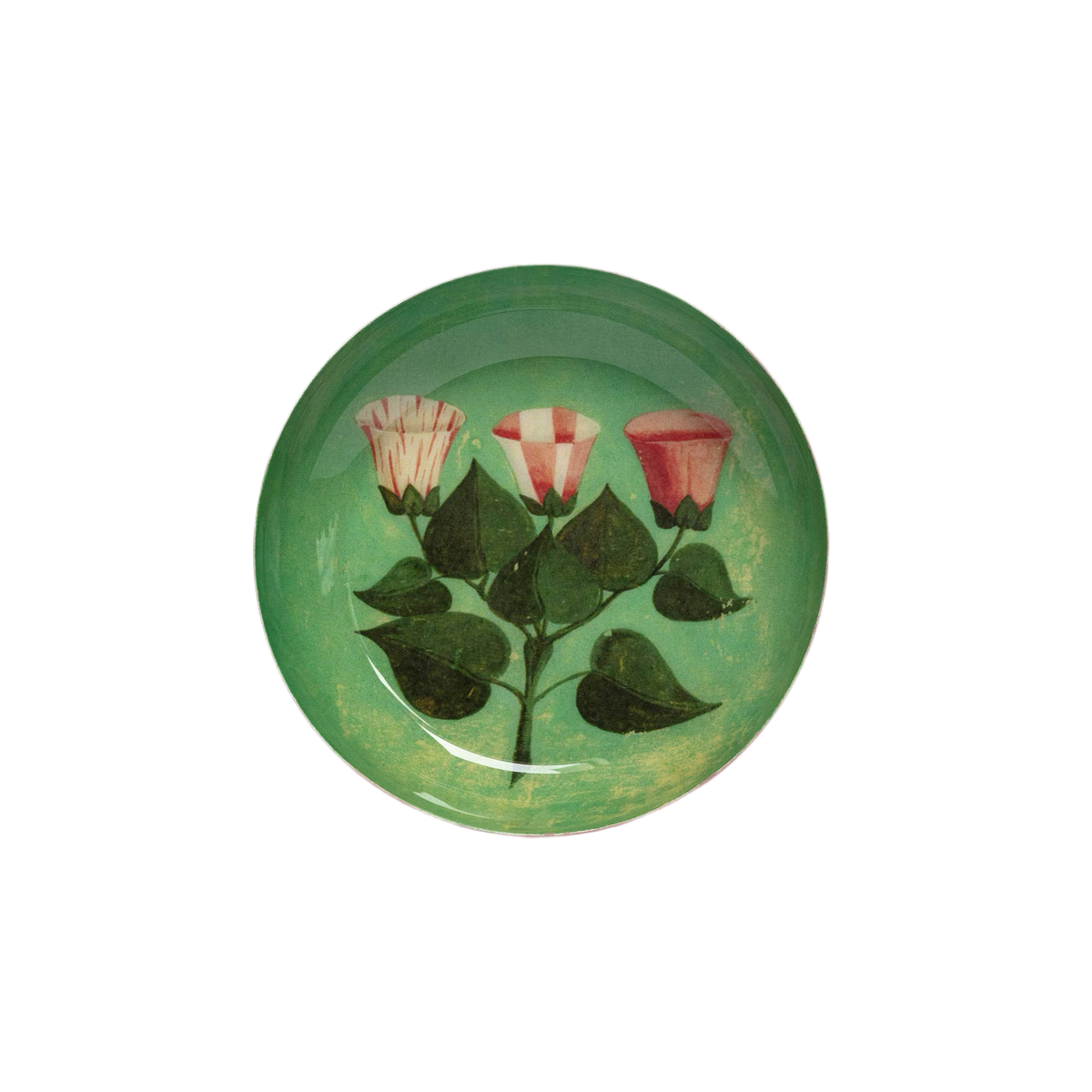 Roomytown festival of flowers enamel trinket tray