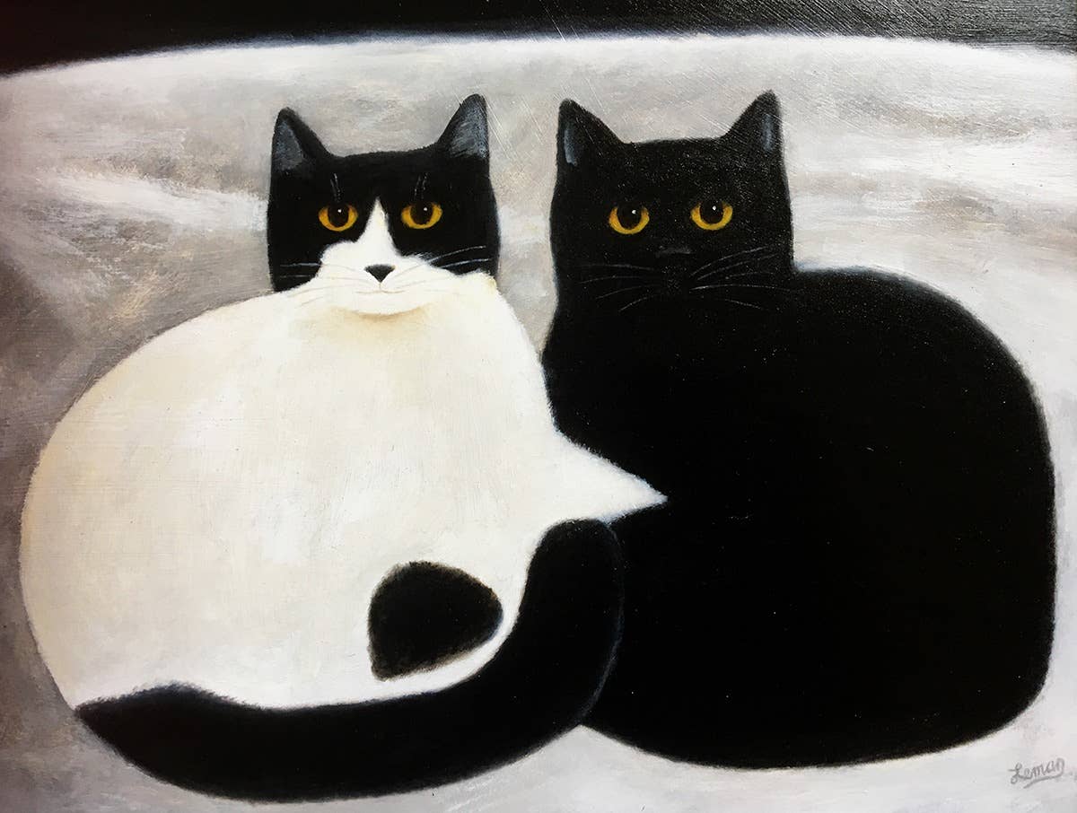 Good Companions Art Greeting Card