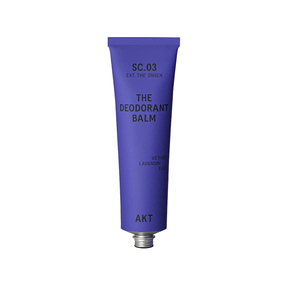 AKT London deodorant balm in Onsen scent