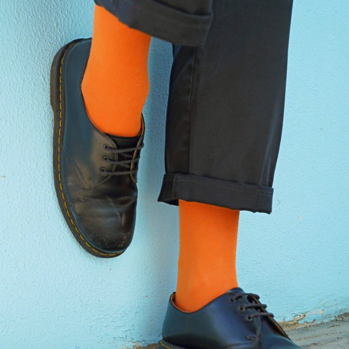 Organic Cotton Socks - Orange