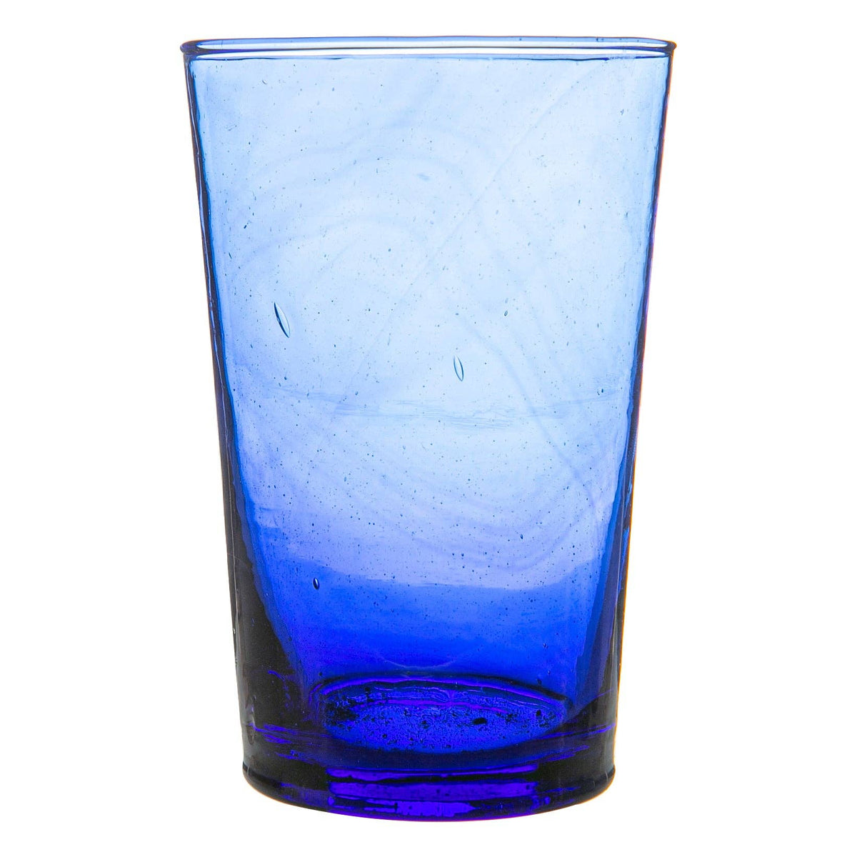 Moroccan Blue Recycled Highball Glass
