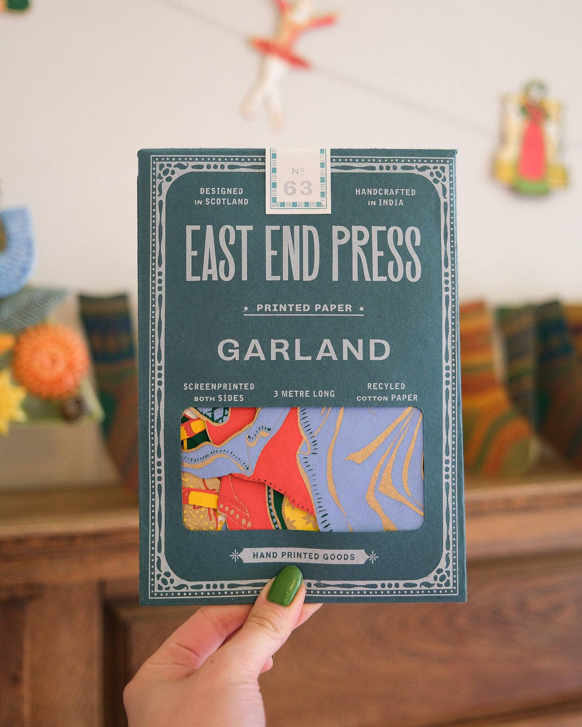 East End Press nativity paper garland