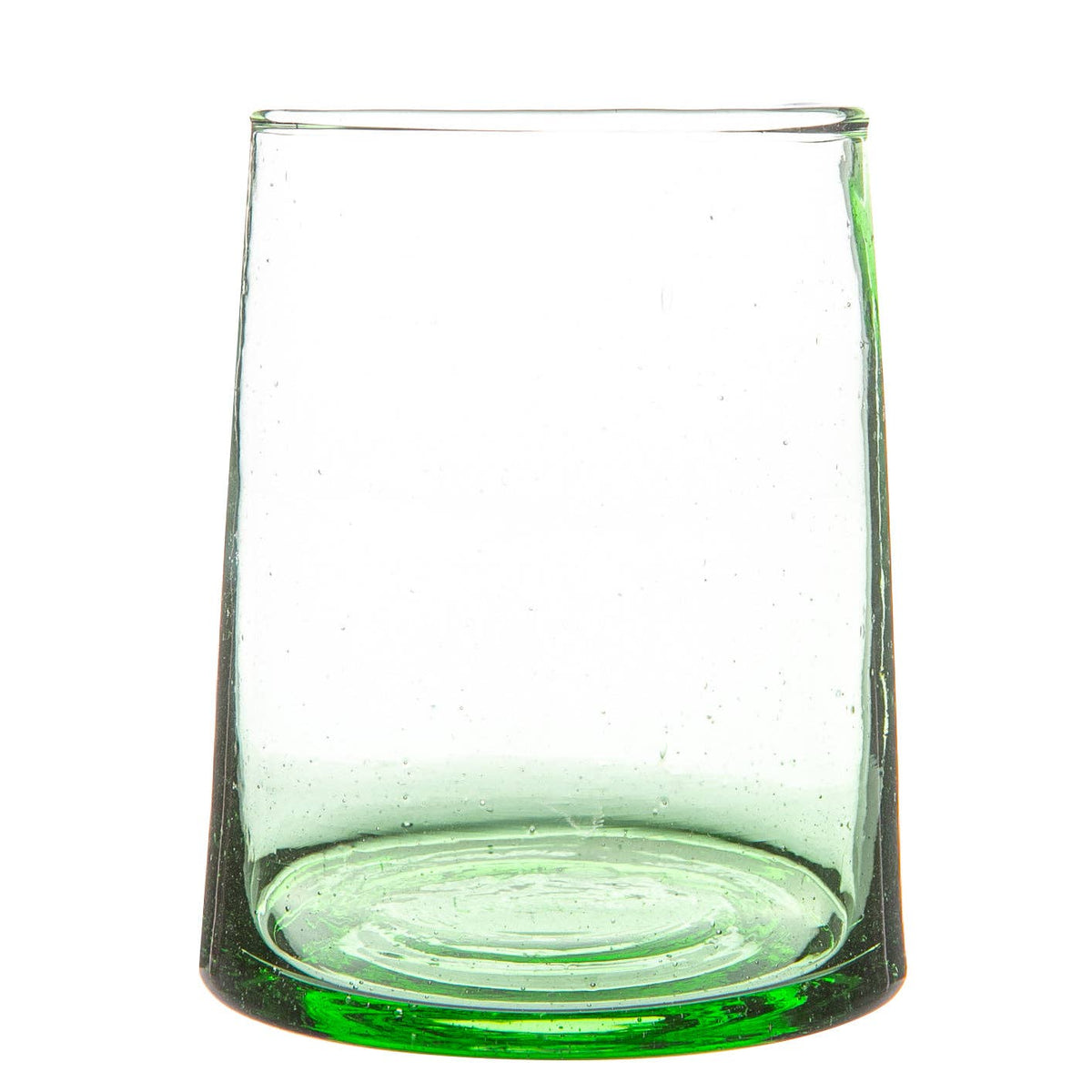 Green Recycled Moroccan Glass Tumbler (260ml)