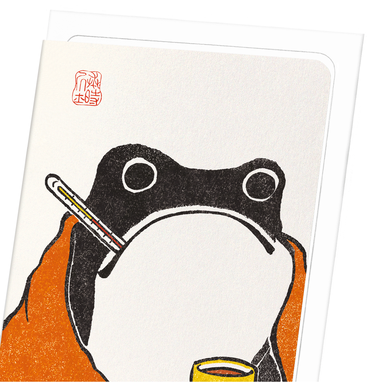 Get Well Soon Hoji Frog Greetings Card