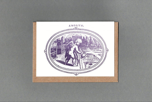 Amorum - Letterpress Greeting Card