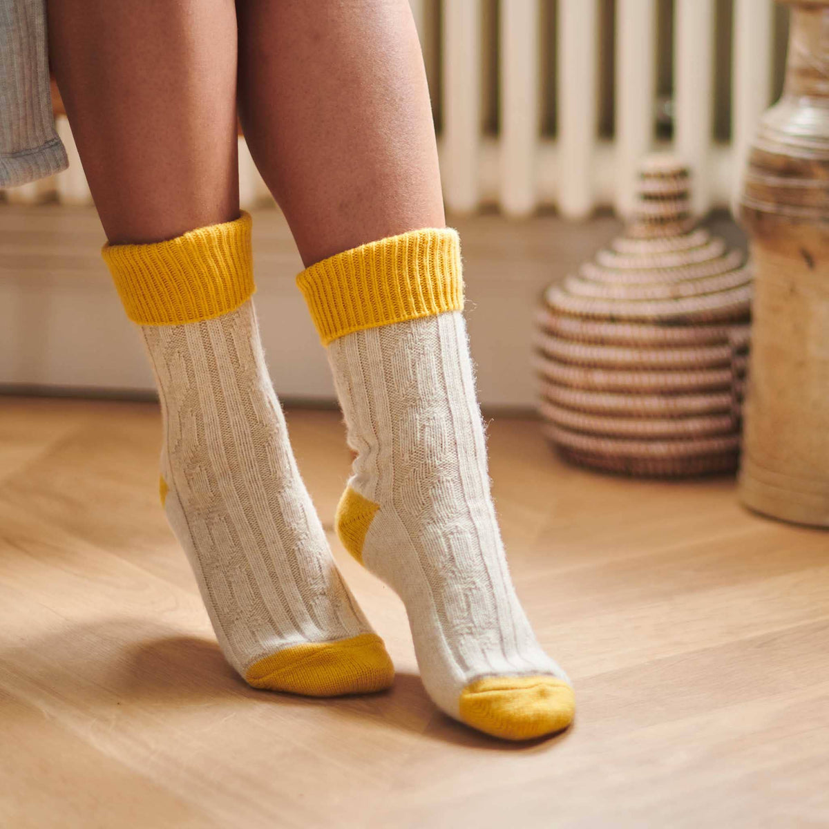 Cashmere Blend Slouch Socks