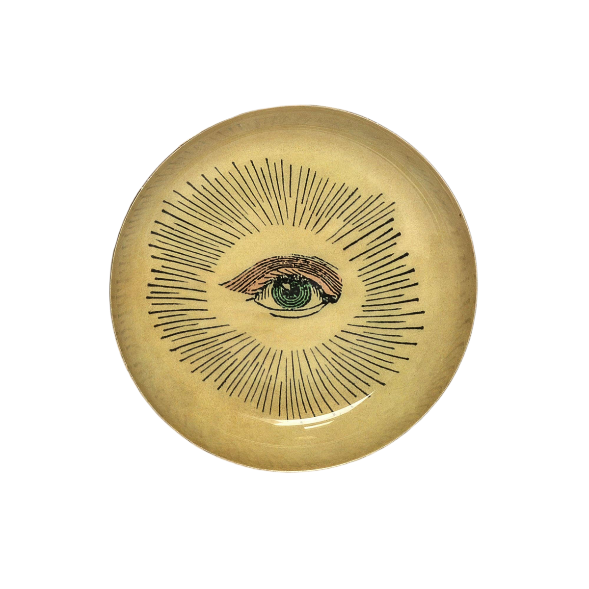 Roomytown the eye enamel trinket tray