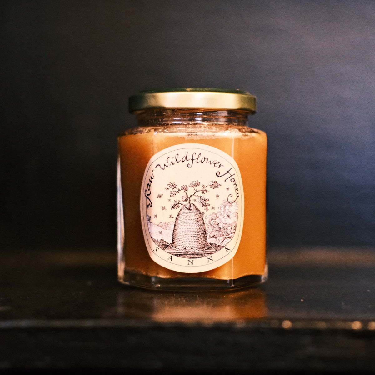 raw wildflower Scottish honey