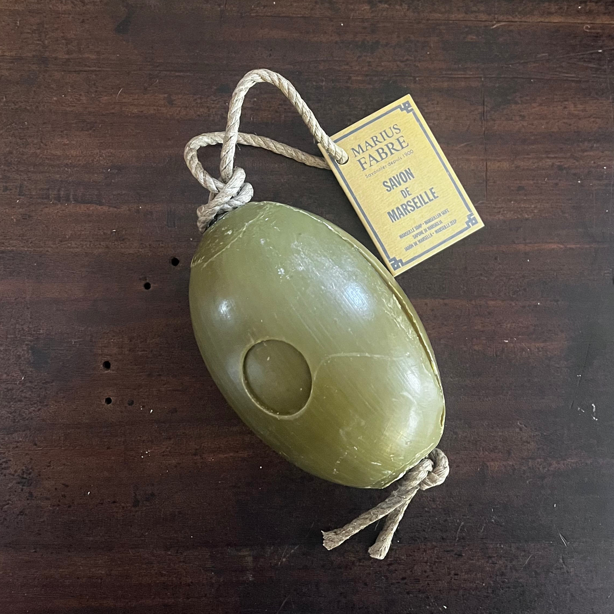 Marius Fabre Marseille soap on a rope 290g