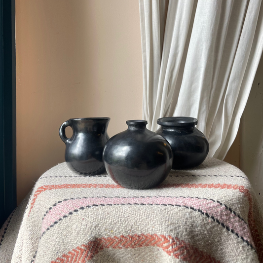 Oaxacan Black Clay Vessel