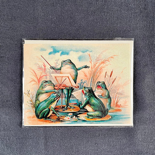 The Frog Chorus Little Greetings Card