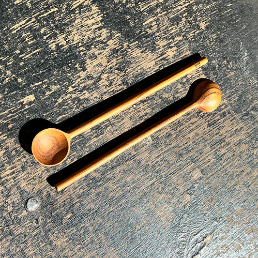 Teak Root Dosage Wooden Spoon