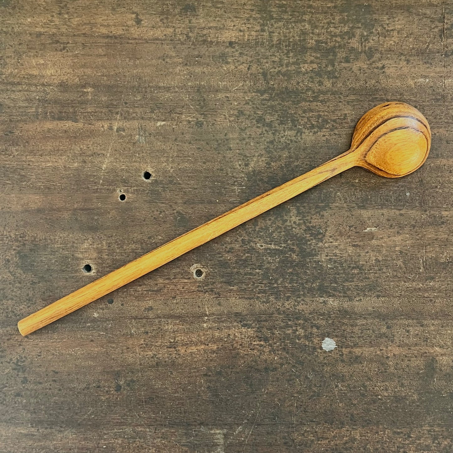 Teak Root Dosage Wooden Spoon