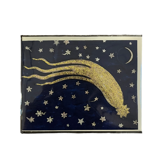 Night Sky Greetings Little Glittered Card