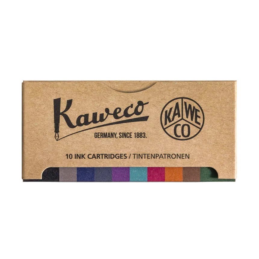 Kaweco ink cartridges colour mix 10-pack