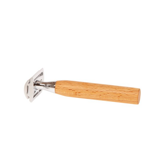 Beechwood Safety Razor By Iris Hantverk