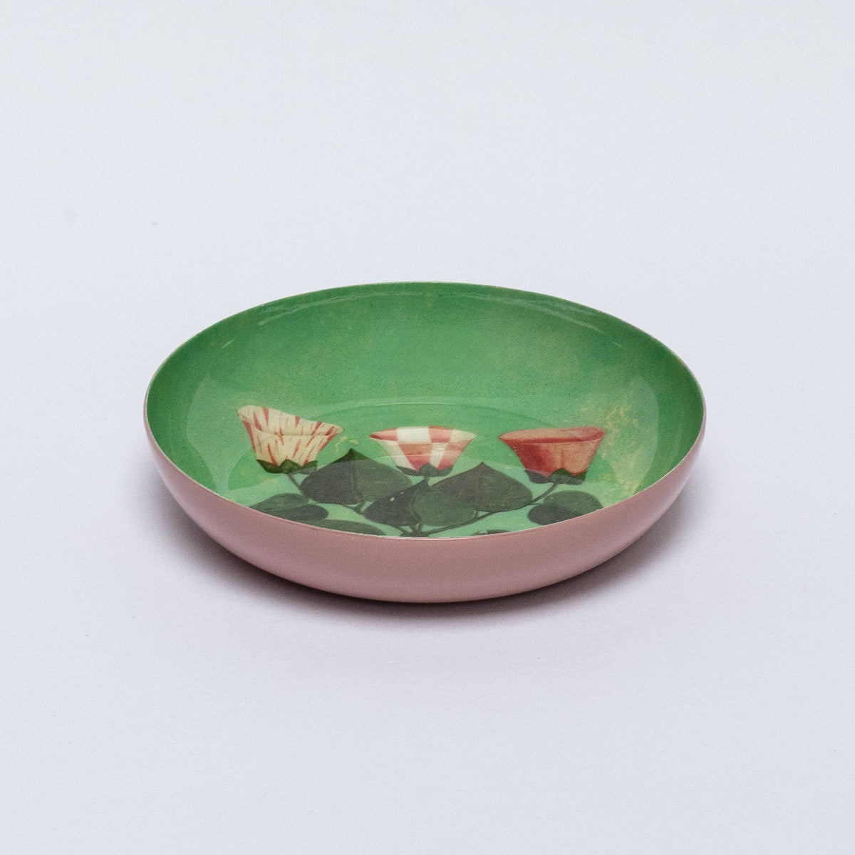 Festival of Flowers Enamel Trinket Tray