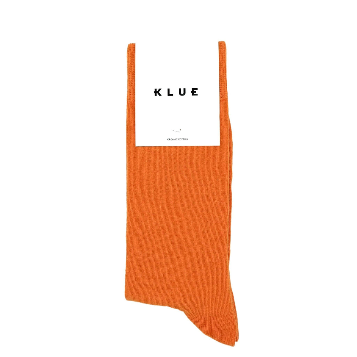 KLUE organic cotton socks in orange