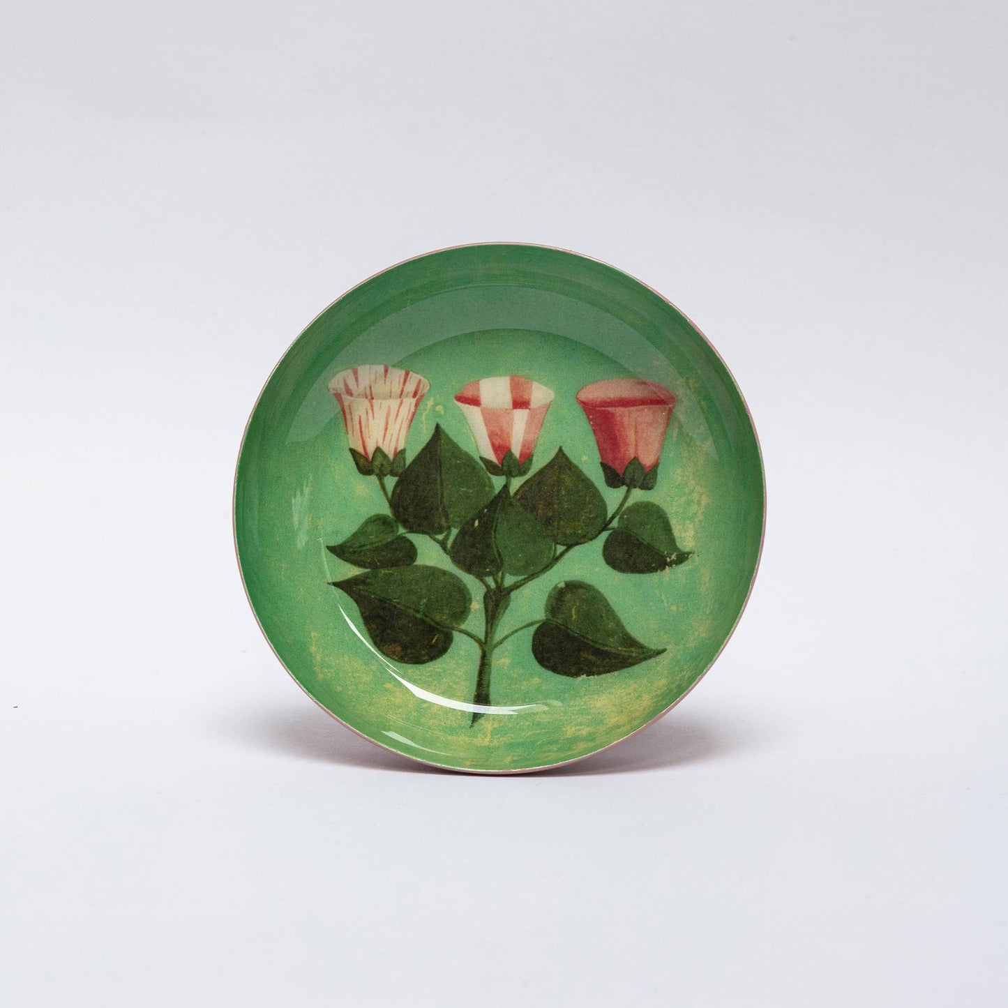 Trinket Dish with tulips print