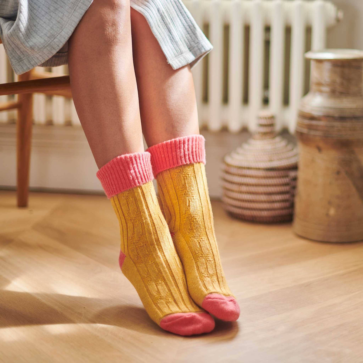 Cashmere Blend Slouch Socks