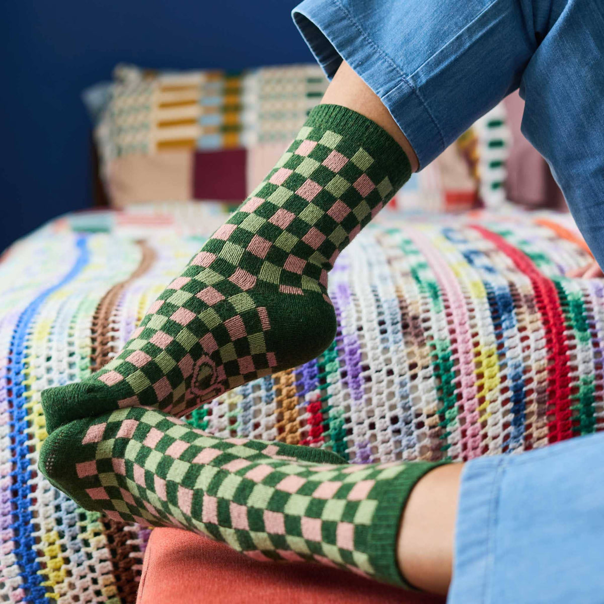 Catherine Tough women's lambswool ankle socks